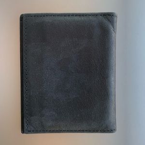 Bruschini Bellagio Black Leather Bi-fold Wallet